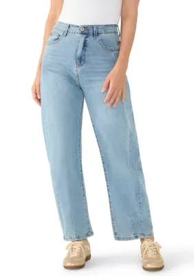 High Rise Easy Barrel Jeans by Curve Appeal