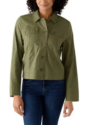 Seaside Crop Coat Jacket by Tommy Bahama