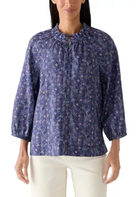 Floral 3/4 Sleeve Blouse by Tommy Bahama