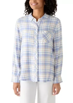 Jeweled Coast Long Sleeve Flannel Shirt by Tommy Bahama