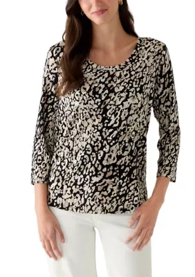 Ashby Isles Long Sleeve Spotted Top by Tommy Bahama