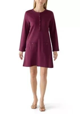 Double Knit Long Sleeve Short Dress by Tommy Bahama