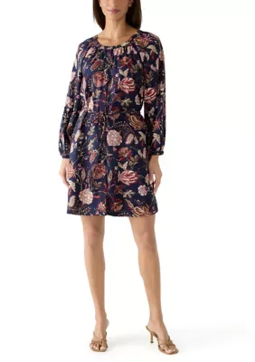 Exquisite Bloom Long Sleeve Shirt Dress by Tommy Bahama