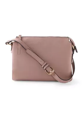 Zipper Crossbody Bag by Kate & Alex Cuffaro