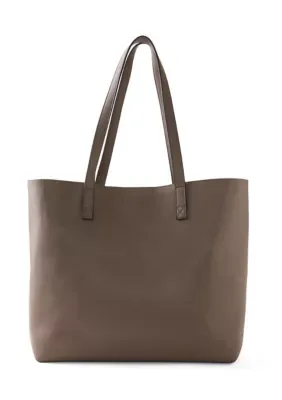 Large Faux Leather Tote with Insert by Kate & Alex Cuffaro