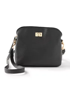 Crossbody Bag with Clasp Detail