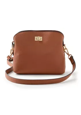 Crossbody Bag with Clasp Detail