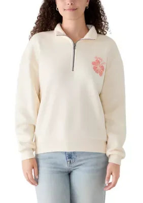 Giving Aloha 1/4 Zip Pullover by Hurley
