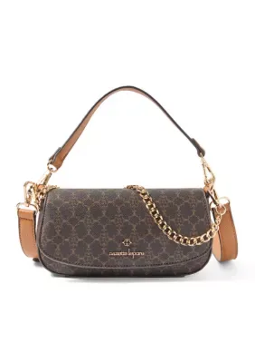 Hester Logo Convert Baguette with Chain by Nanette Lepore