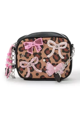 Leopard Rectangular Crossbody Bag by Miss Gwen