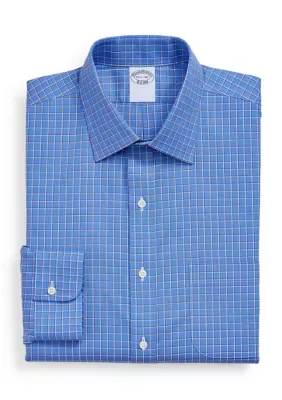 Regular Fit Non-Iron Spread Collar Dress Shirt by Brooks Brothers