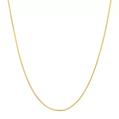 14k Gold Plated Sterling Silver Snake Chain Necklace, 16 In by Steeltime