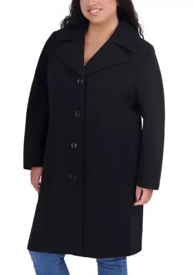 Notch Collar Peacoat by Anne Klein