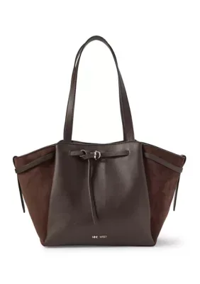 Suede Nerine Fan Tote Bag by Nine West