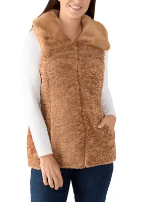Fleece Vest by Tahari