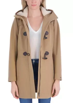 Toggle Coat with Teddy Lined Hood by Tommy Hilfiger