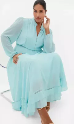 Yasmin Long Sleeve Maxi Dress