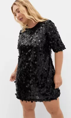 Adorn Sequin Mini Dress by City Chic