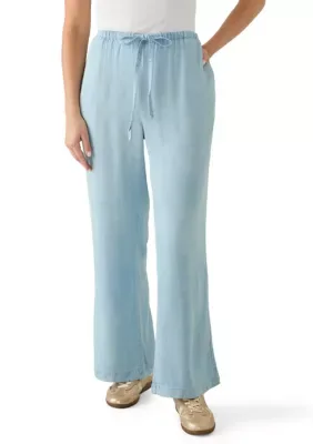 Wide Leg Flowy Drawstring Pants by Velvet Heart