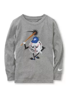 Long Sleeve Living Sport Baseball Graphic T-Shirt by Nike