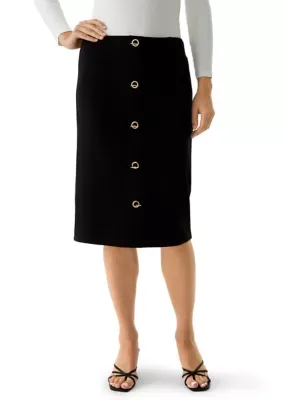 Button Down Compression Skirt by Zac & Rachel