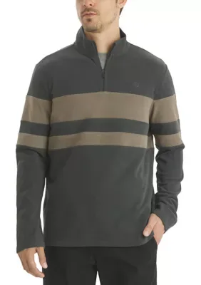 Navigator Colorblock 1/4 Zip Pullover by Lands' End