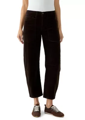 Seamed Front Barrel Jeans by Kensie
