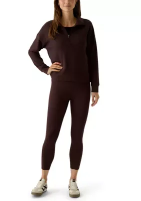 2-Piece Quarter Zip Ankle Legging Set by Rbx