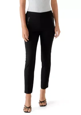 Millenium Twill Pull on Straight Leg Pants by Soho Apparel