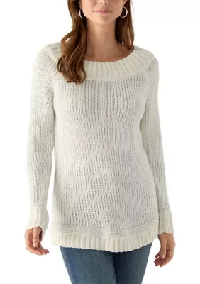 Boat Neck Sweater by Secret Charm
