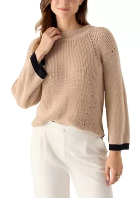 Pintuck Detail Sweater by Love & Piece Collective