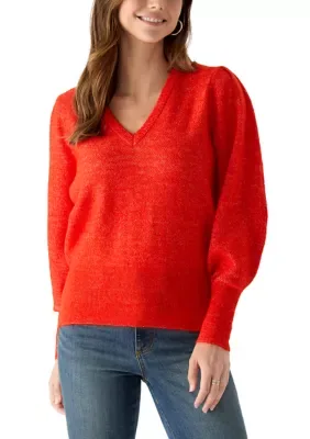 Secret Charm V-Neck Sweater by Lily Star