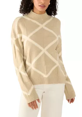 Diamond Pattern Turtleneck Sweater by Philosophy
