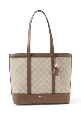 Noemi Logo Pattern Tote Bag by Nine West