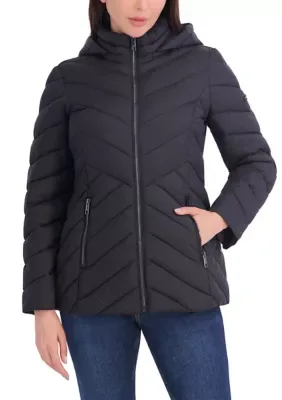 Short Packable Puffer Jacket by Calvin Klein