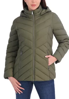 Short Packable Puffer Jacket