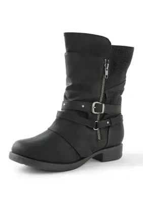 Betsey Scrunch Boots by Jellypop
