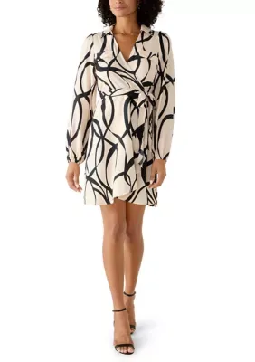Moon Maven V-Neck Tie Waist Dress by Moon Maven
