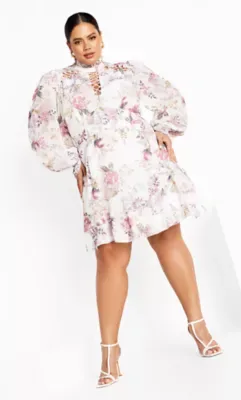 Maddison Print Dress by City Chic