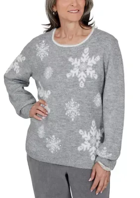 Vail Snowflakes Sweater by Alfred Dunner