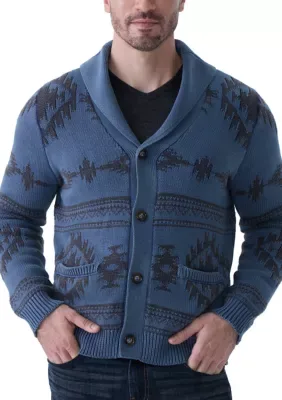 Southwestern Shawl Cardigan by Lucky Brand