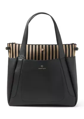 Tilly Pebble Tote Bag with Laptop Caseclip by Nanette Lepore