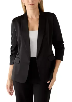 T Tahari Cinched Sleeve Suit Jacket by Tahari