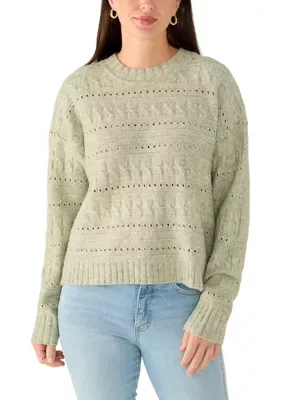Turtleneck Knit Patterned Sweater