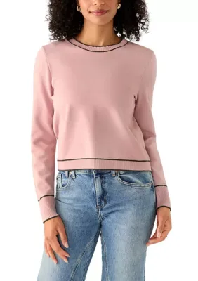Sweater with Outline Trim by Truth by Republic
