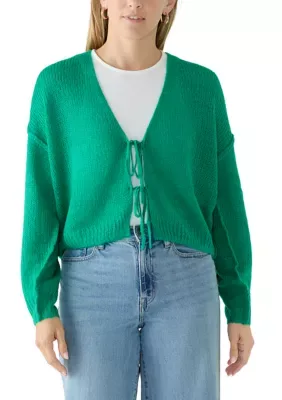 Long Sleeve Double-Tie Front Cardigan by Saltwater Luxe