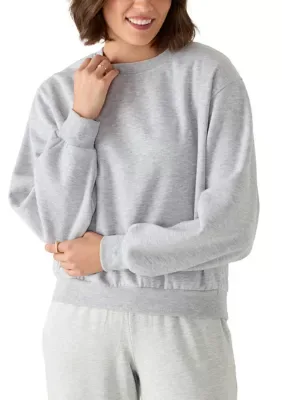 Oversized Crew Neck Sweatshirt by Pink Rose