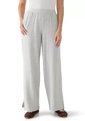 Wide-Leg Sweatpants with Pockets by Pink Rose
