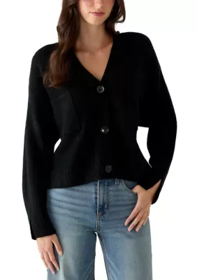 Button Cardigan with Pockets by 1.State