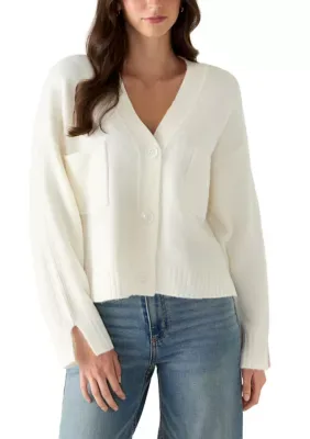 Button Cardigan with Pockets by 1.State